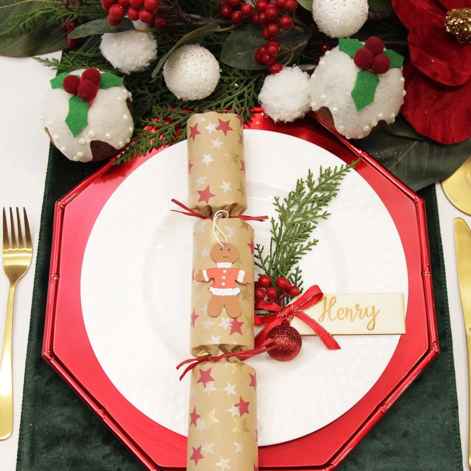 Natural Gingerbread Christmas Bon Bons Christmas Bon Bons|