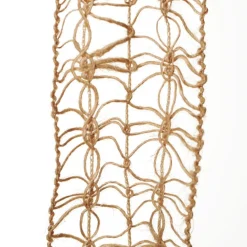 Natural Jute Loose Weave Ribbon - Design C Lace Ribbons|