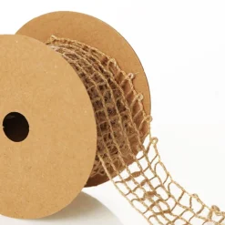 Natural Jute Loose Weave Ribbon - Design A Net Ribbons|