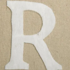 Natural Linen and White Merry Christmas Bunting with Pom Poms Tree Garlands|