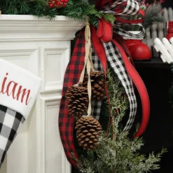 Natural Pine Cone Drop Trio Pinecones And Acorns|