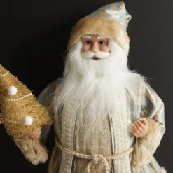 Natural Seaside Standing Santa Christmas Ornament Christmas Figurines|Natural Seaside Standing Santa Christmas Ornament