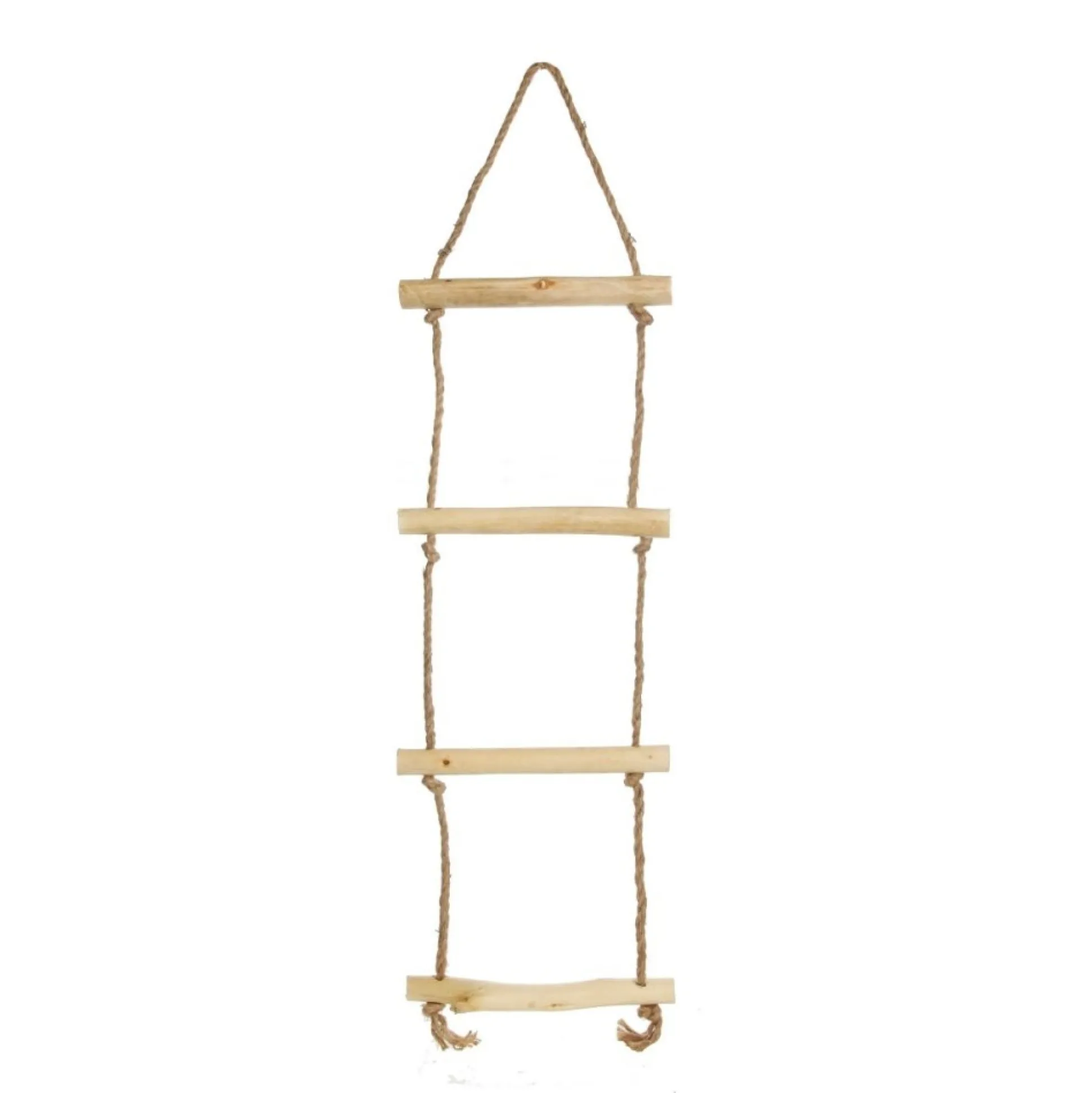 Natural Wooden Rope Ladder Hanging Ornament Wall Hangings And Signs|