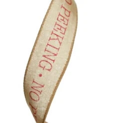 No Peeking Burlap Wired Ribbon - 3.8cm Ribbons|