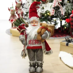 Nordic Standing Santa Christmas Ornament Christmas Figurines|