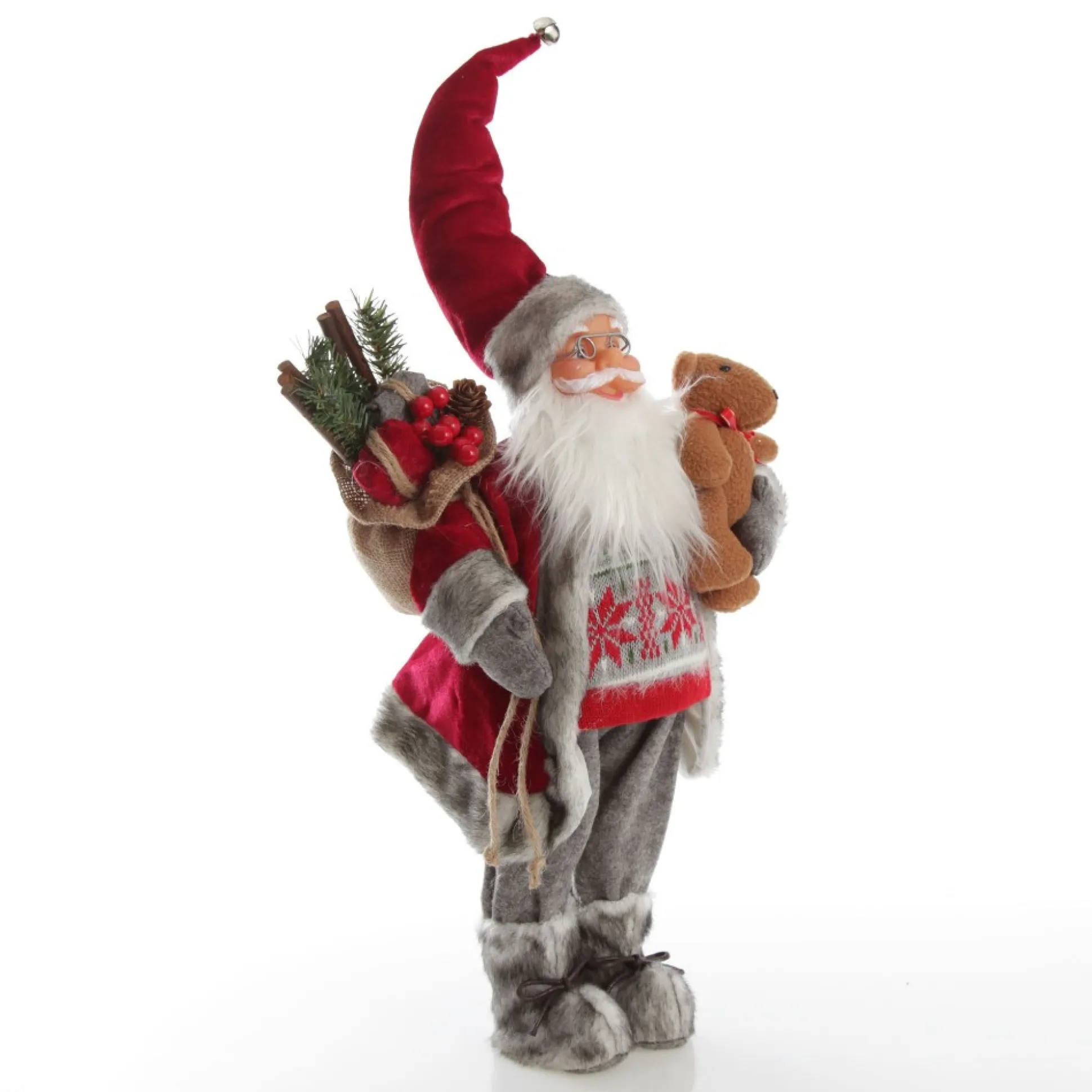 Nordic Standing Santa Christmas Ornament Christmas Figurines|