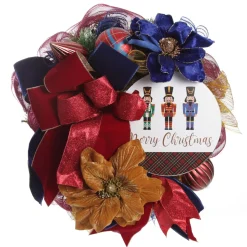 Nutcracker Merry Christmas To All Wreath Plaque Diy Wreaths|