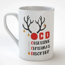 OCD Reindeer Christmas Mug Christmas Gifts|