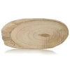 Oval Natural Wood Timber Slice Christmas Table Decor|