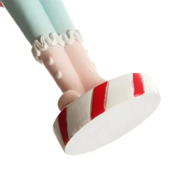 Pastel Nutcracker Ornament holding Merry Christmas Sign Christmas Nutcrackers|