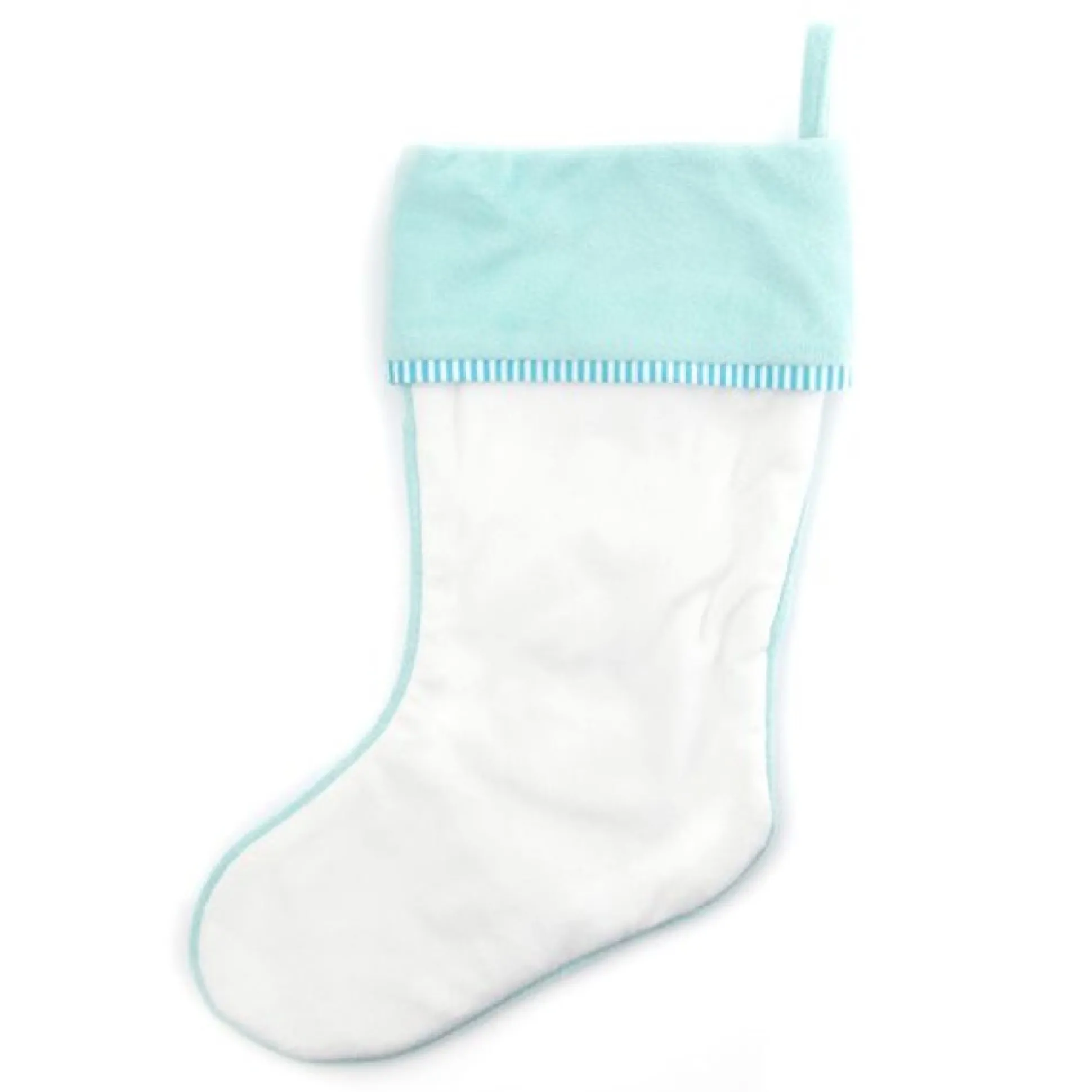 Personalised Baby Blue Teddy Bear Christmas Stocking Personalised Stockings|