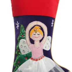 Personalised Ballerina Christmas Stocking Personalised Stockings|