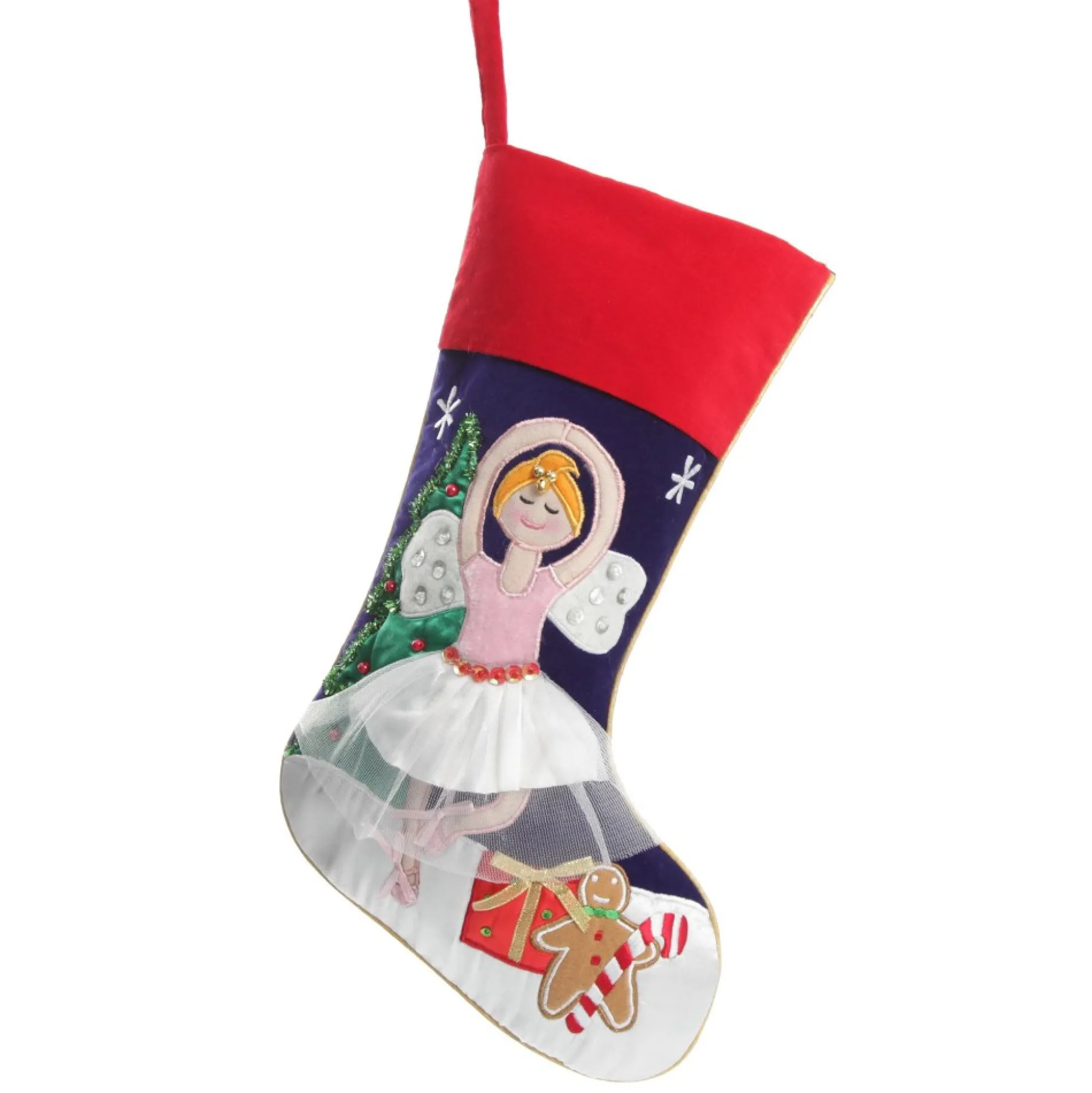 Personalised Ballerina Christmas Stocking Personalised Stockings|