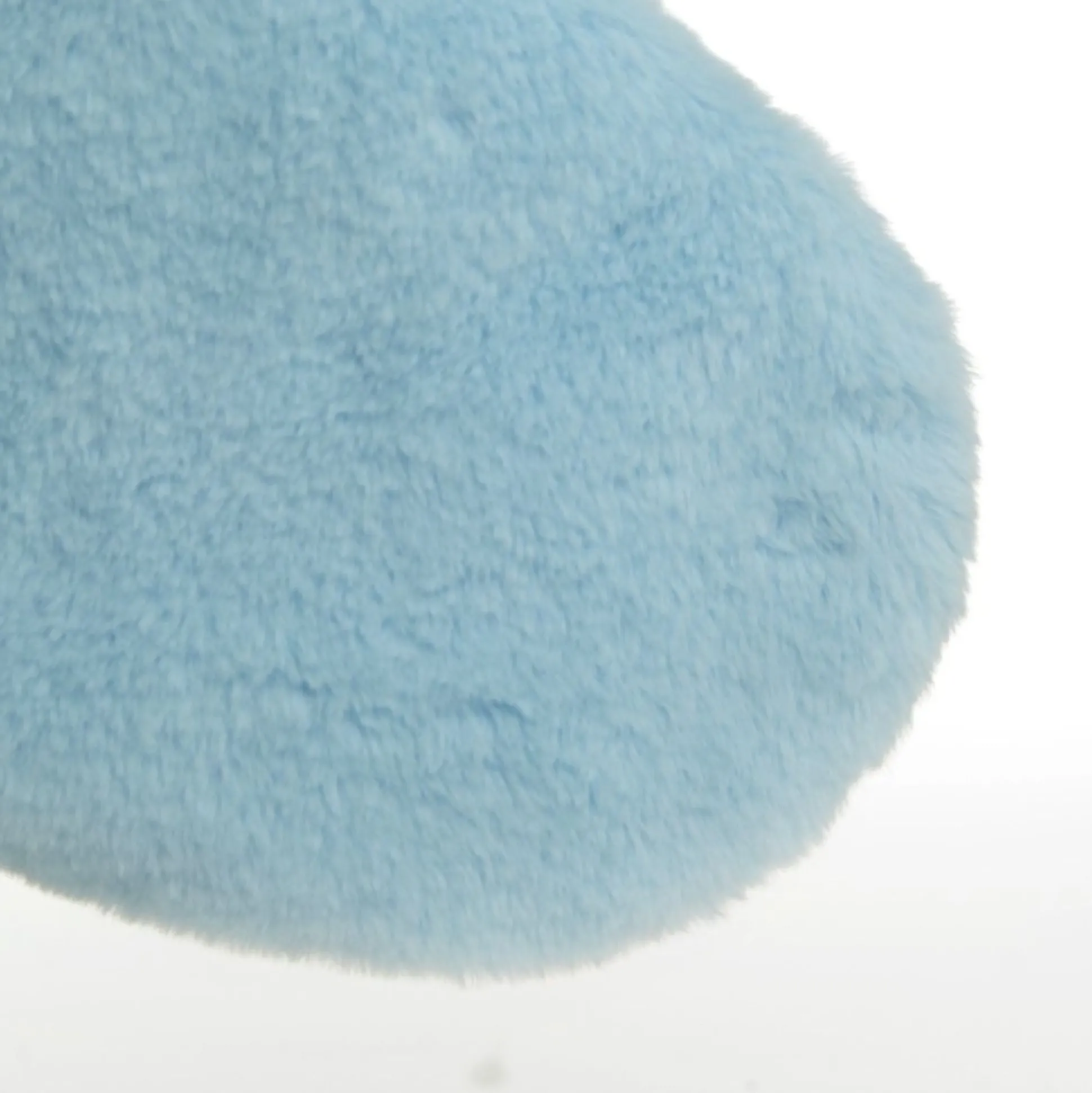 Personalised Blue Fur Christmas Stocking with Pom Poms Personalised Stockings|