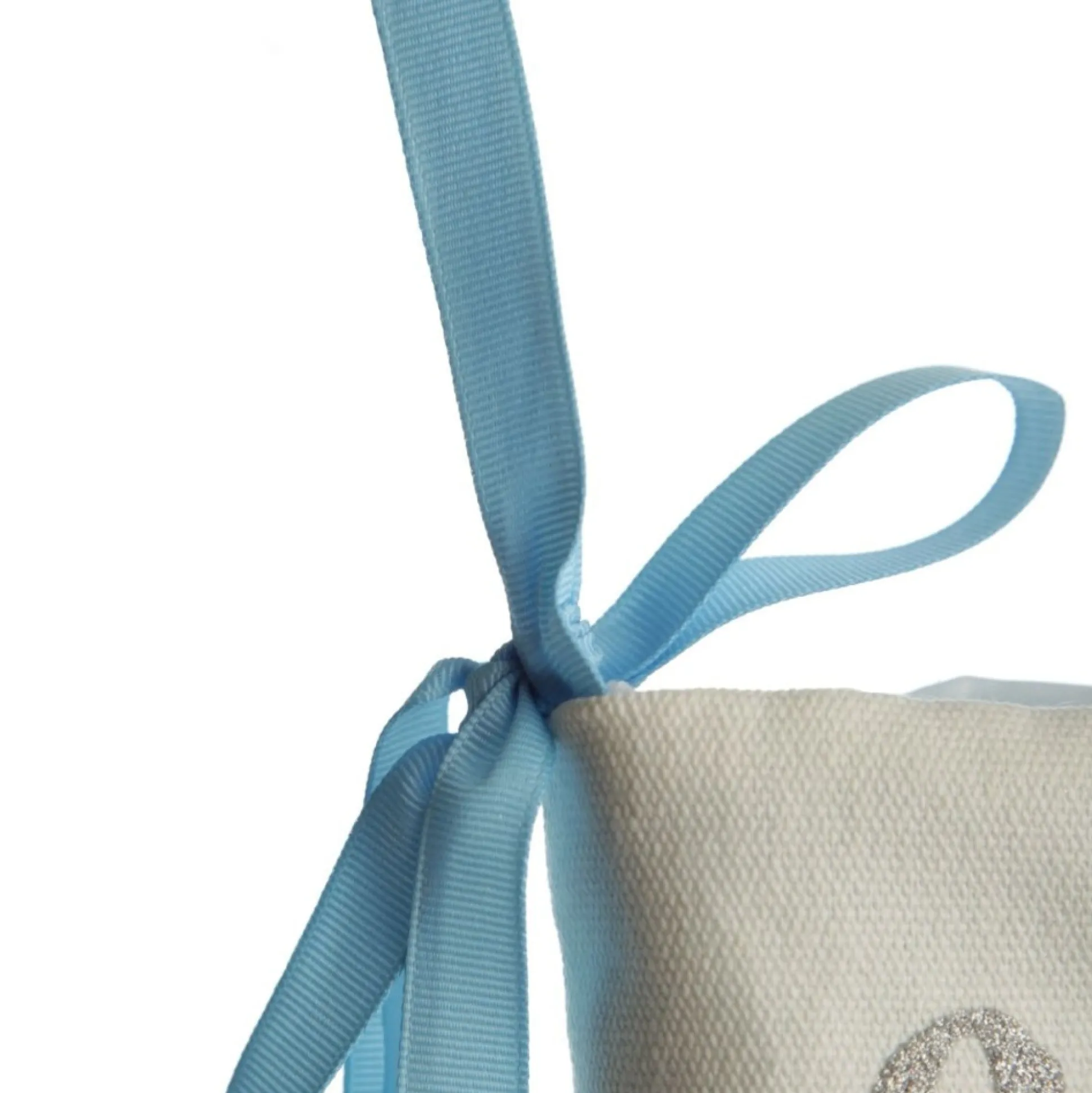 Personalised Blue Fur Christmas Stocking with Pom Poms Personalised Stockings|