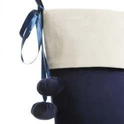 Personalised Blue Velvet Christmas Stocking Personalised Stockings|