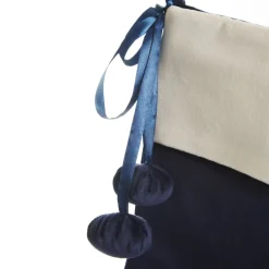 Personalised Blue Velvet Christmas Stocking Personalised Stockings|