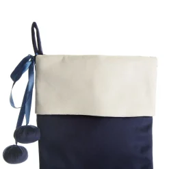 Personalised Blue Velvet Christmas Stocking Personalised Stockings|