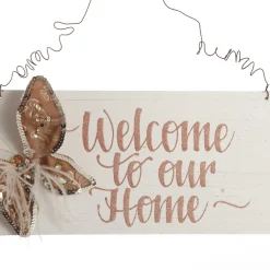 Personalised Boho Butterfly Christmas Wood Plaque Christmas Plaques|