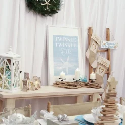 Personalised Burlap Heart Christmas Stocking Personalised Stockings|