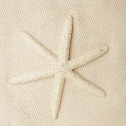 Personalised Burlap Starfish Christmas Stocking Personalised Stockings|