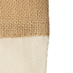 Personalised Burlap Starfish Christmas Stocking Personalised Stockings|