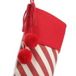 Personalised Candy Cane Stripe Christmas Stocking Personalised Stockings|