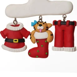 Personalised Cat Charm Christmas Decoration Personalised Decorations|