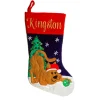 Personalised Cat Christmas Stocking Personalised Stockings|