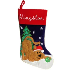 Personalised Cat Christmas Stocking Personalised Stockings|