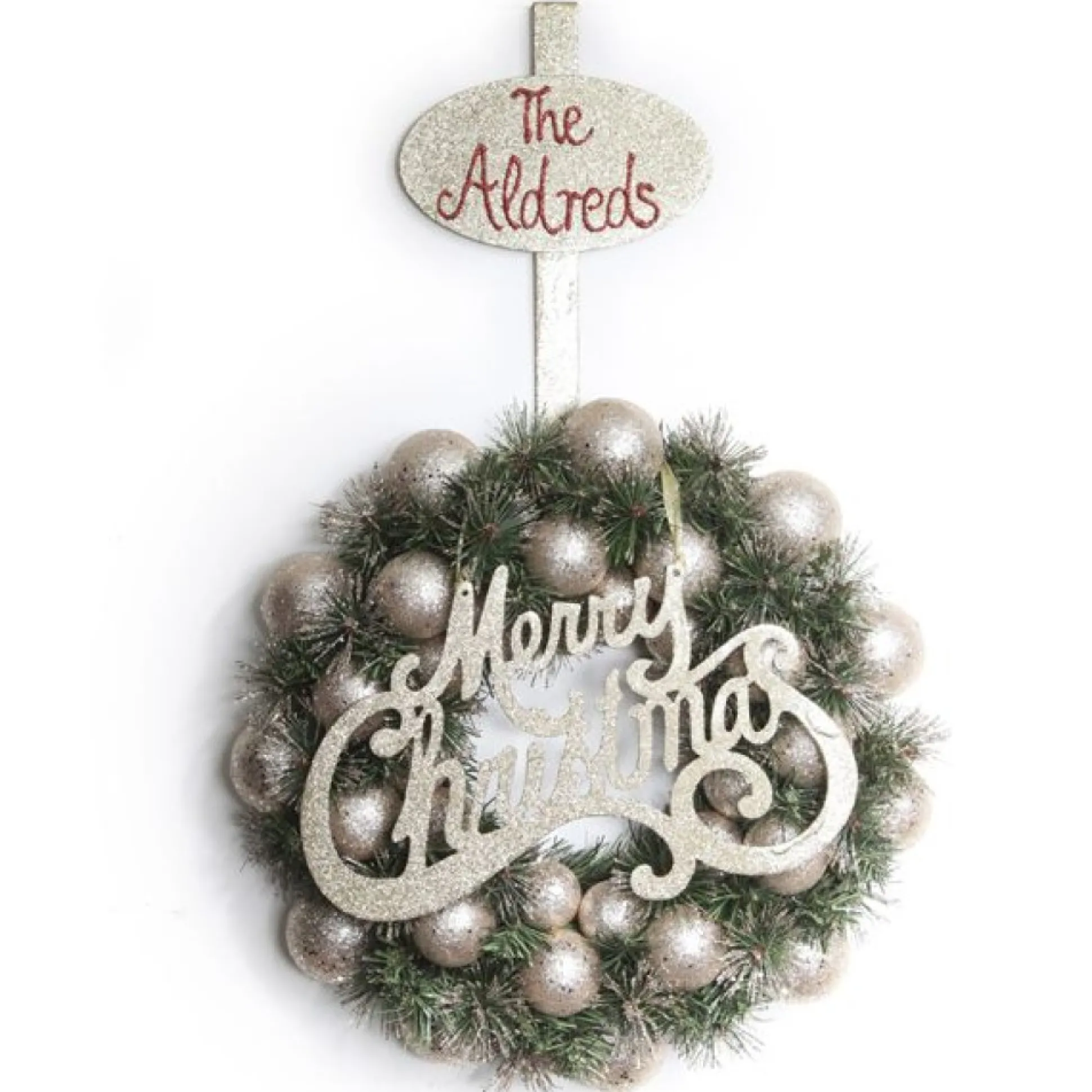 Personalised Champagne Wreath Hanger Wreath Hangers And Stands|