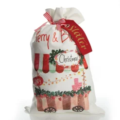 Personalised Christmas Candy Shop Santa Sack Personalised Santa Sacks|