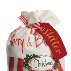 Personalised Christmas Candy Shop Santa Sack Personalised Santa Sacks|