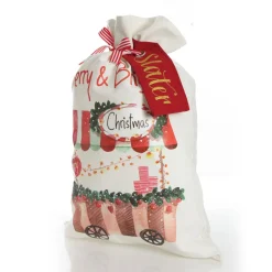 Personalised Christmas Candy Shop Santa Sack Personalised Santa Sacks|