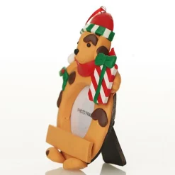 Personalised Christmas Dog Photo Frame Decoration Personalised Decorations|