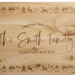 Personalised Christmas Parade Wooden Christmas Eve Box Gift Wrap, Boxes, Bags & Tags|