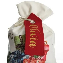 Personalised Christmas Vintage Car Santa Sack Personalised Santa Sacks|