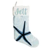 Personalised Coastal Starfish Christmas Stocking Personalised Stockings|