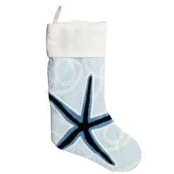 Personalised Coastal Starfish Christmas Stocking Personalised Stockings|