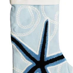 Personalised Coastal Starfish Christmas Stocking Personalised Stockings|