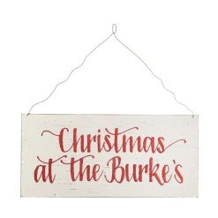 Personalised Country Christmas Wood Plaque Christmas Plaques|