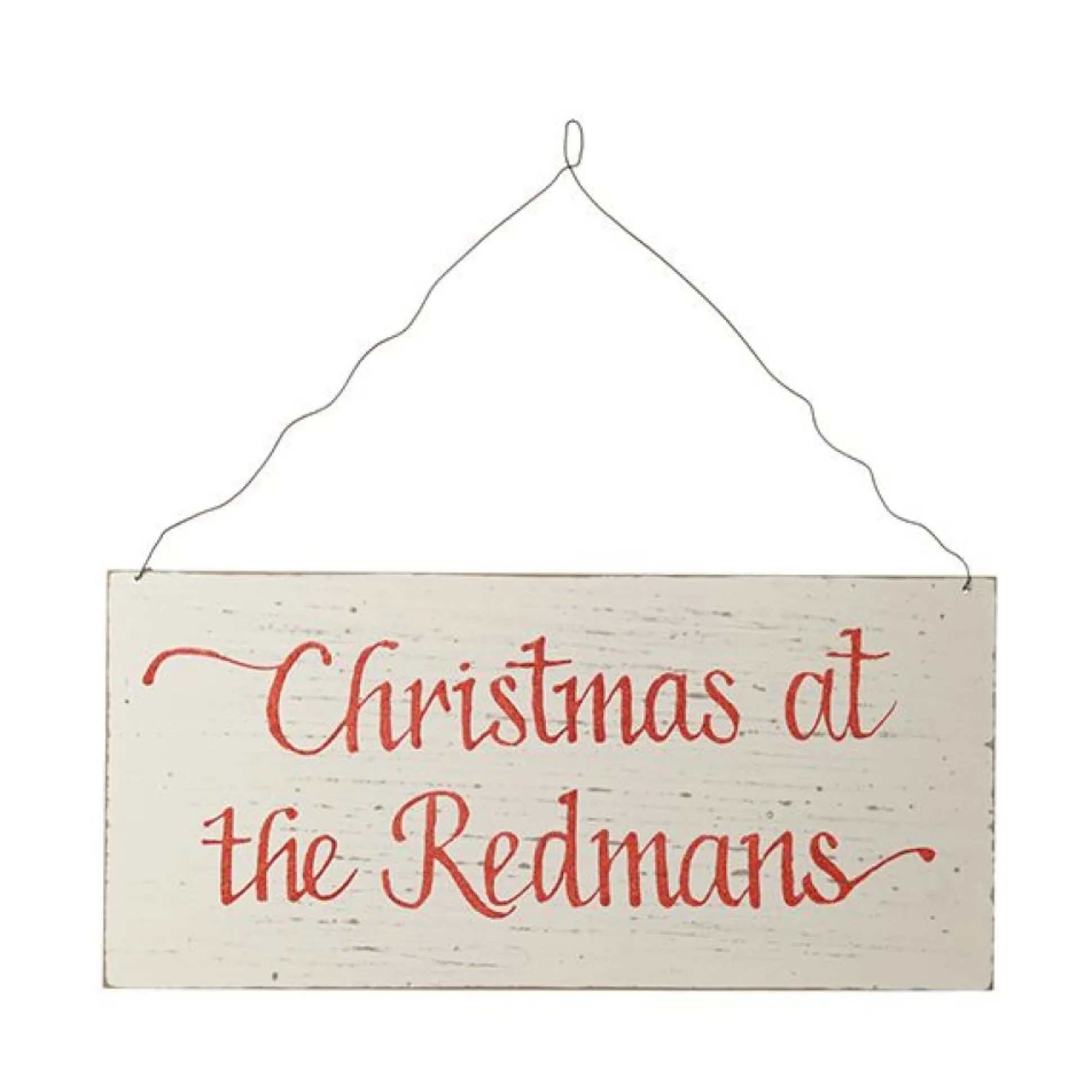 Personalised Country Christmas Wood Plaque Christmas Plaques|
