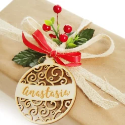 Personalised Cutout Bauble Christmas Decoration Personalised Decorations|