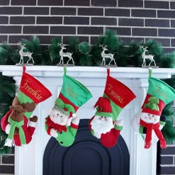 Personalised 3D Elf Christmas Stocking Personalised Stockings|