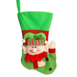 Personalised 3D Elf Christmas Stocking Personalised Stockings|