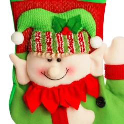 Personalised 3D Elf Christmas Stocking Personalised Stockings|
