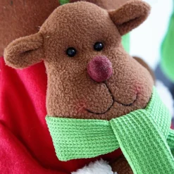 Personalised 3D Reindeer Christmas Stocking Personalised Stockings|