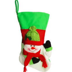Personalised 3D Snowman Christmas Stocking Personalised Stockings|