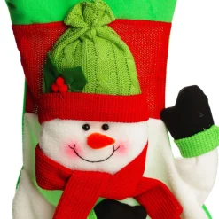 Personalised 3D Snowman Christmas Stocking Personalised Stockings|