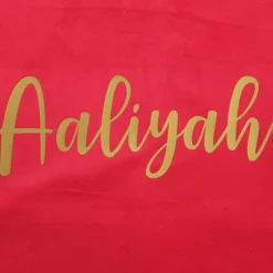 Personalised Dark Red Velvet Santa Sack Personalised Santa Sacks|